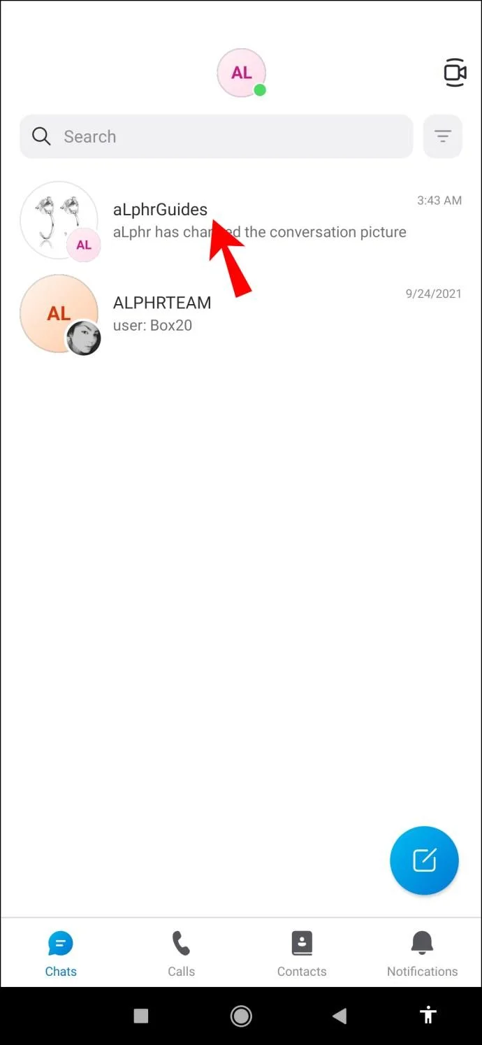 نحوه ارسال پیام برای خود در اسکایپ