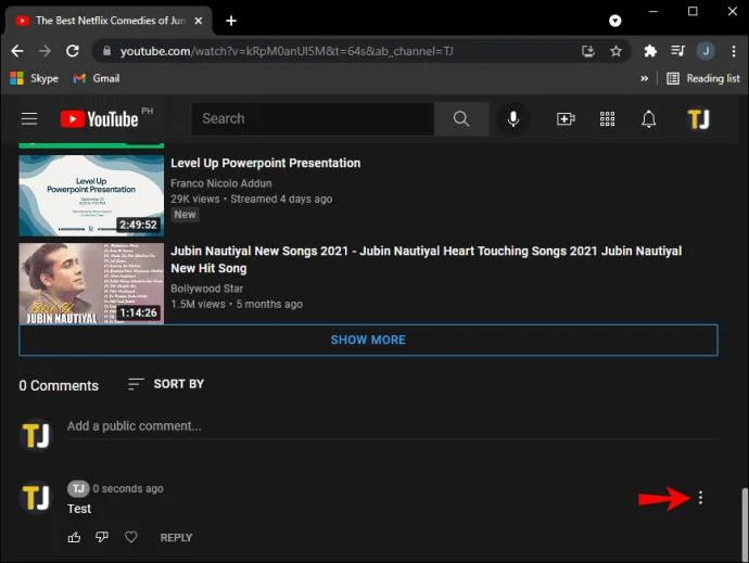 Come bloccare un commento su YouTube
