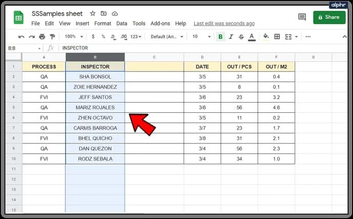 نحوه افزودن و حذف سطرها و ستون ها در Google Sheets