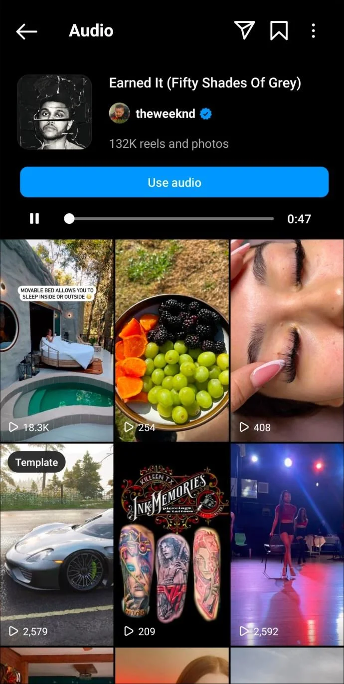 De beste Instagram Reels-nummers
