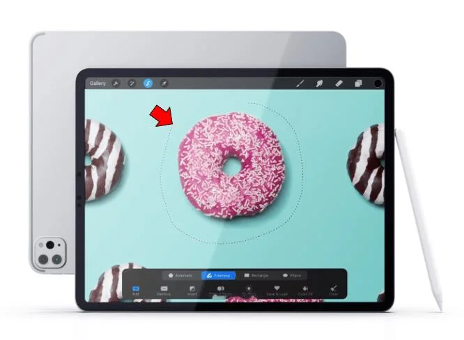 نحوه کپی و چسباندن در Procreate