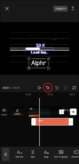نحوه استفاده از Keyframes در CapCut