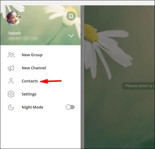 نحوه افزودن مخاطب در تلگرام