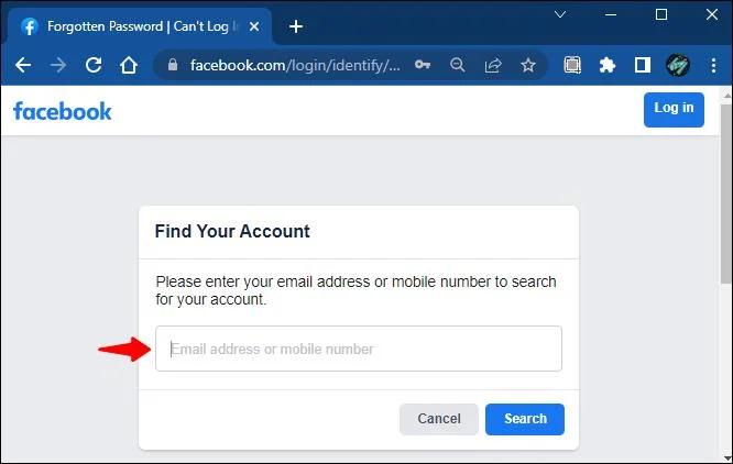 So löschen Sie ein Facebook-Konto ohne Passwort