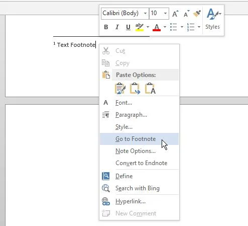 So löschen Sie alle Fußnoten in Microsoft Word