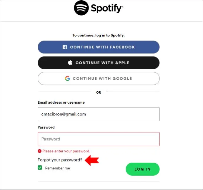 نحوه تغییر رمز عبور به حساب Spotify