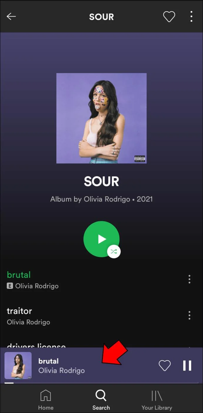 نحوه مشاهده متن ترانه در Spotify