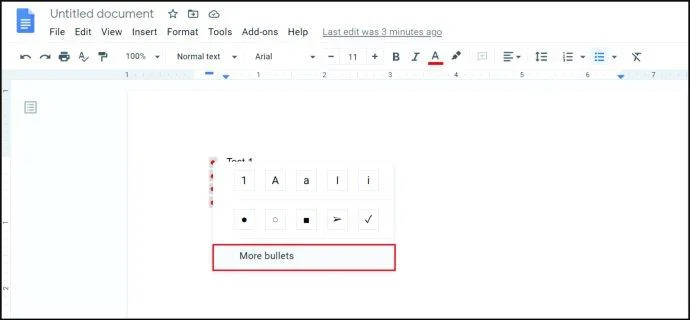نحوه اضافه کردن نقاط گلوله در Google Sheets