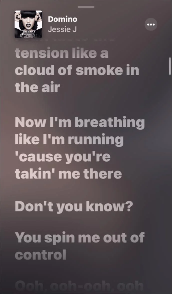 نحوه مشاهده متن ترانه در Apple Music