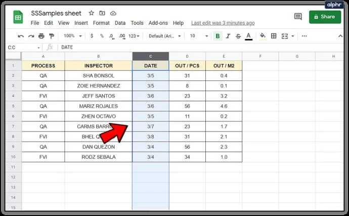 نحوه افزودن و حذف سطرها و ستون ها در Google Sheets
