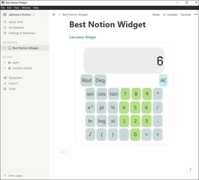 De 20 beste notie-widgets