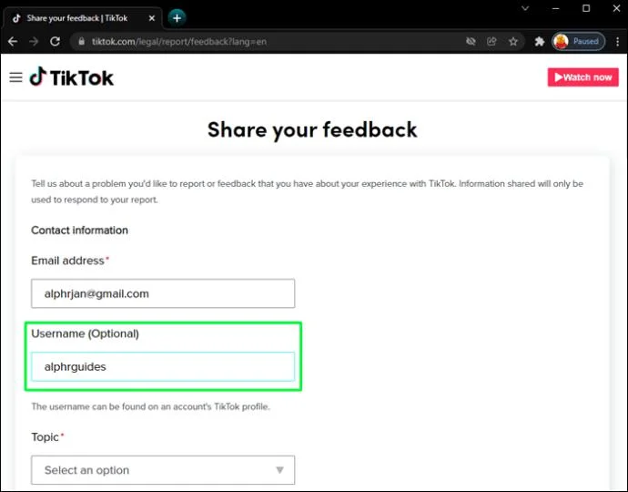 نحوه بازیابی رمز عبور TikTok بدون ایمیل یا شماره تلفن