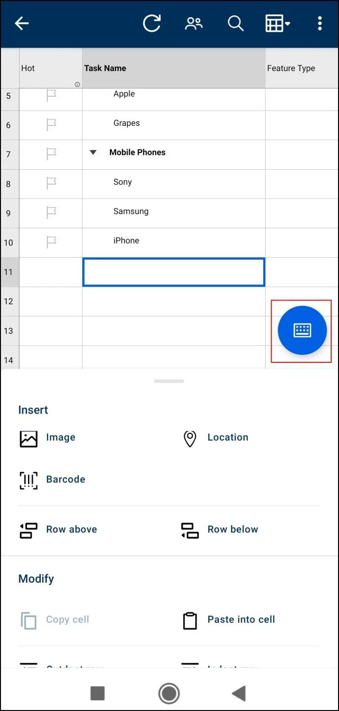 Come aggiungere una sottoattività in Smartsheet