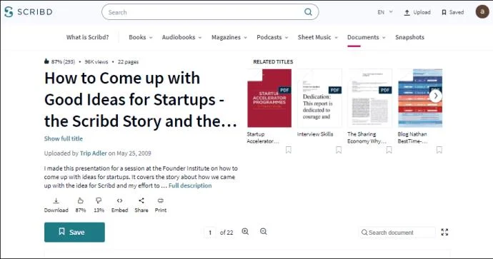 Cara Mengunduh PDF Dari Scribd