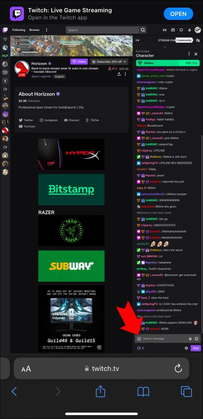 نحوه تغییر رنگ چت در Twitch به روش آسان