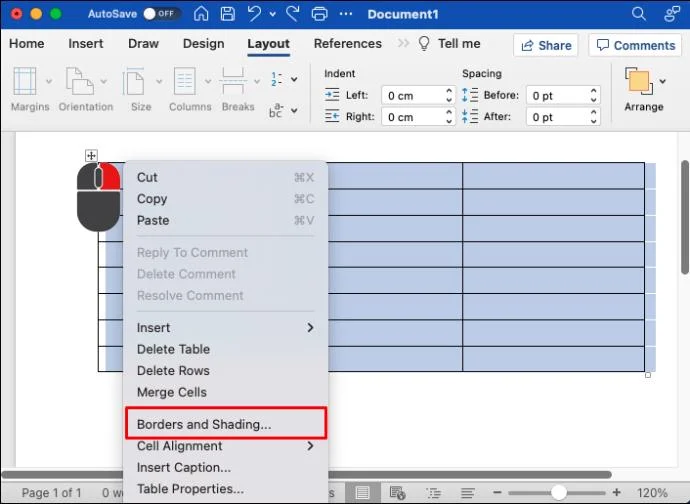 Come creare una tabella invisibile in Word
