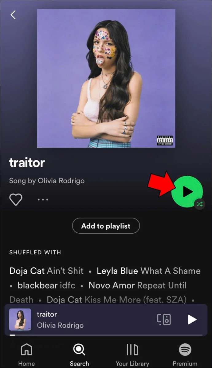 نحوه مشاهده متن ترانه در Spotify