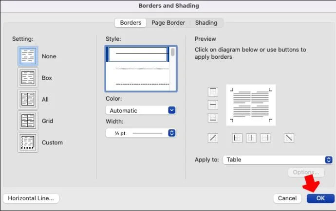 Come creare una tabella invisibile in Word