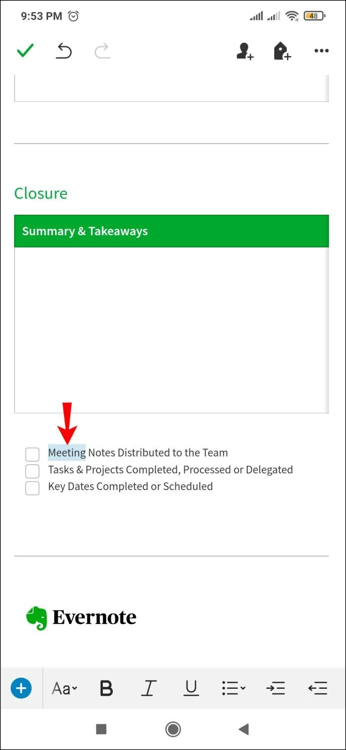 نحوه تغییر فونت پیش فرض در Evernote