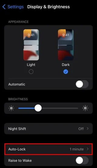 iPhone에서 화면이 꺼지는 것을 중지하는 방법