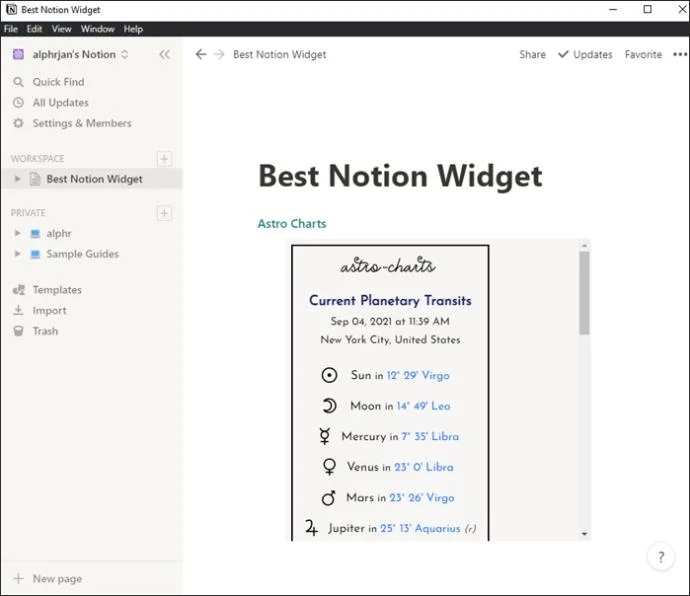 De 20 beste notie-widgets
