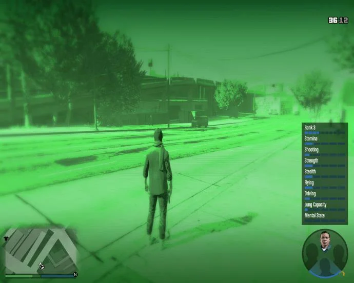 نحوه استفاده از دید در شب در GTA 5