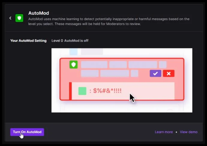 نحوه ایجاد لیست سیاه و ممنوع کردن کلمات در چت Twitch