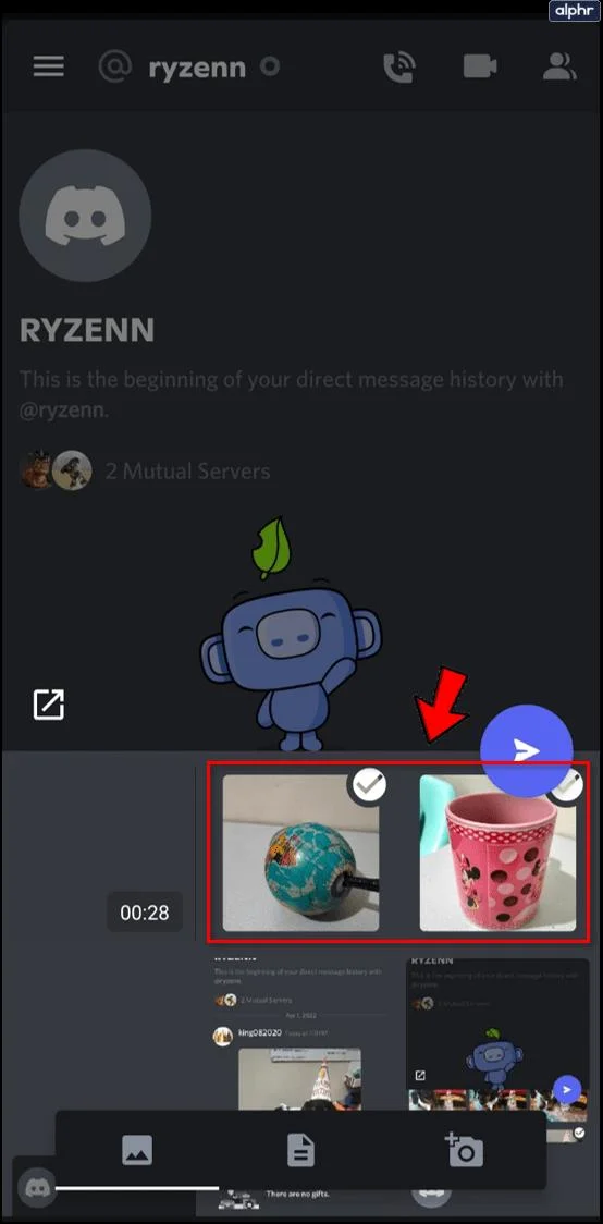 نحوه ارسال فایل در Discord