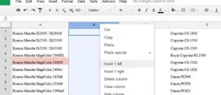 Google पत्रक में पंक्तियों और स्तंभों को कैसे जोड़ें और निकालें
