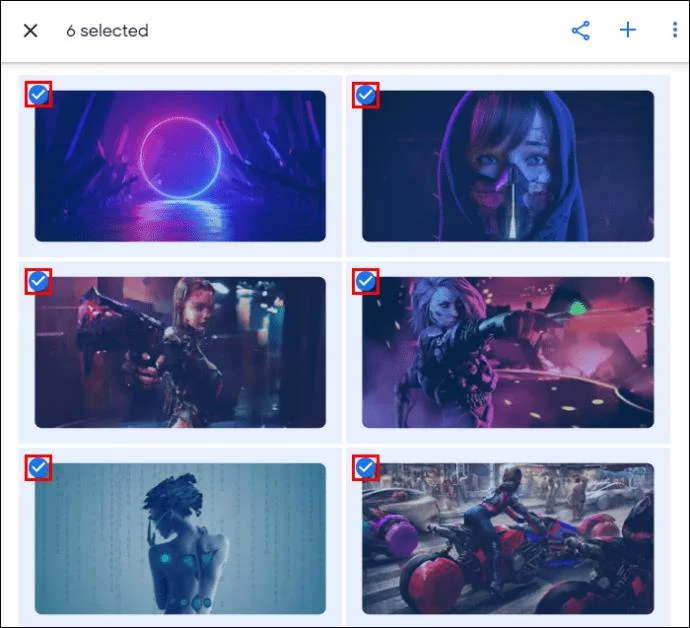 Selecteer laatste foto