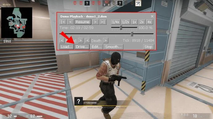 نحوه باز کردن منوی نمایشی در CSGO