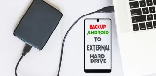 Android 기기를 외장 하드 드라이브에 백업하는 방법