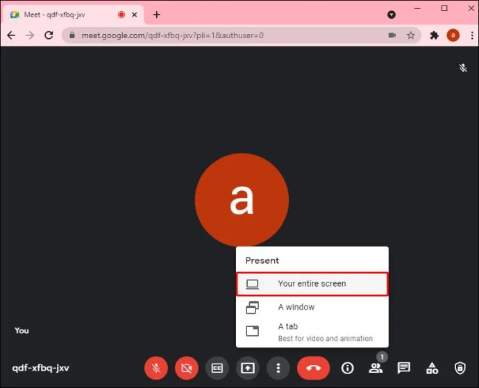 نحوه مشاهده شرکت کنندگان هنگام ارائه در Google Meet