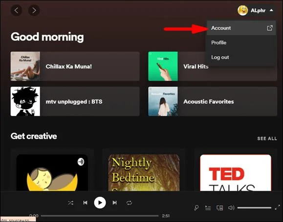 نحوه اضافه کردن حساب موجود به خانواده Spotify