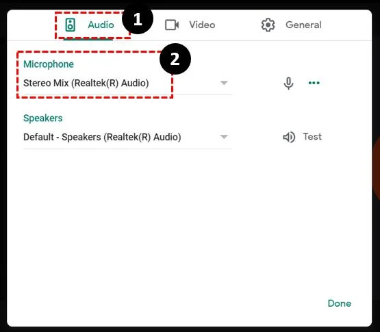 Google Meetで音声を共有する方法