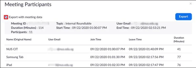 Cómo verificar quién asistió a una reunión de Zoom