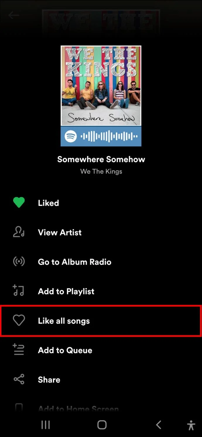 چگونه همه آهنگ ها را در لیست پخش Spotify لایک کنیم