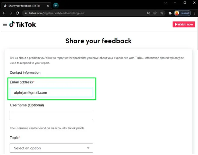 نحوه بازیابی رمز عبور TikTok بدون ایمیل یا شماره تلفن