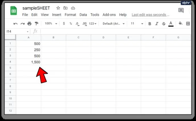 نحوه اعمال فرمول ها برای کل ستون ها در Google Sheets