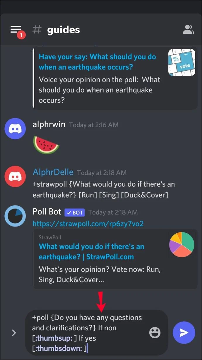 چگونه یک نظرسنجی در Discord ایجاد کنیم