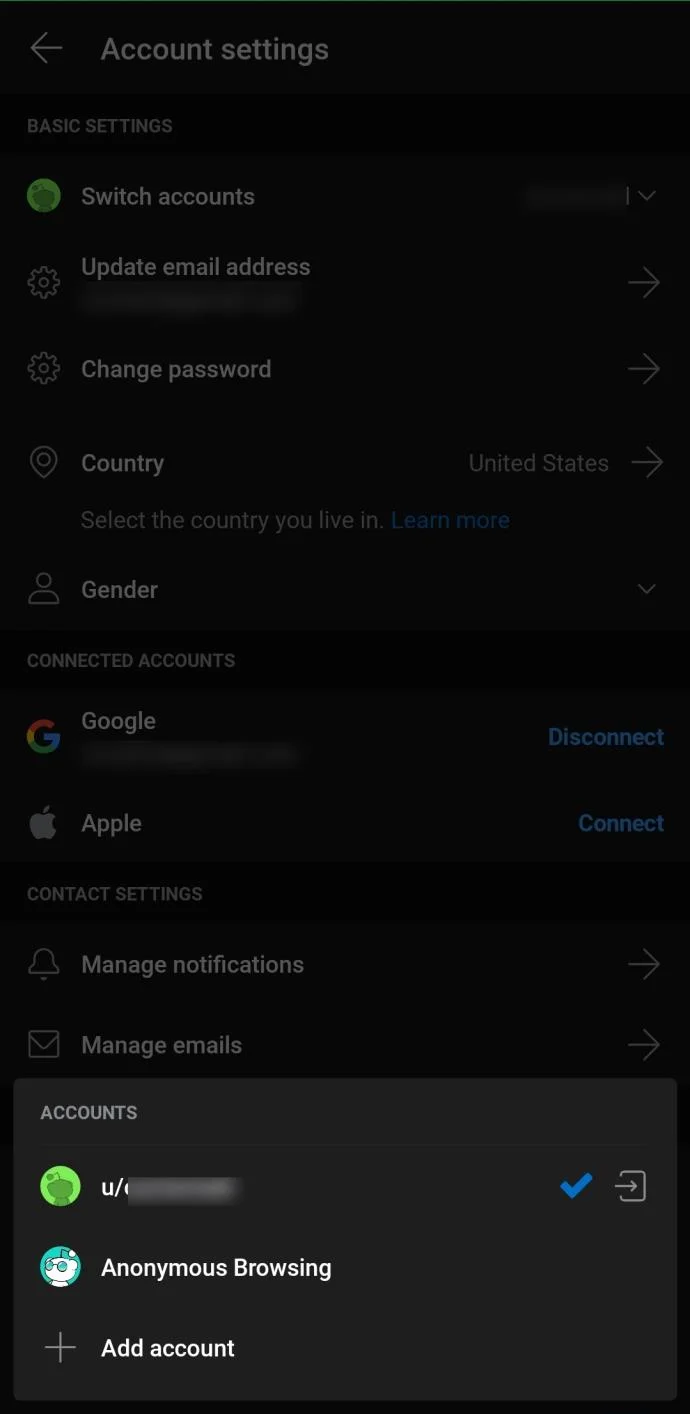 نحوه تغییر نام کاربری در Reddit