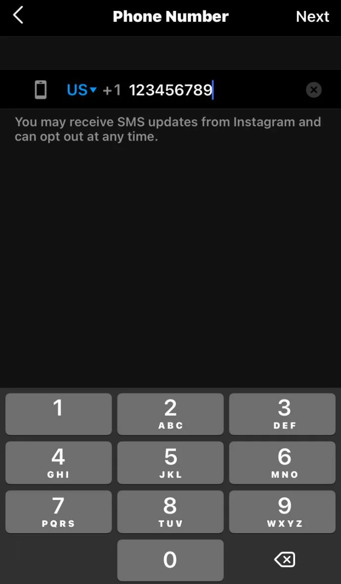 نحوه تغییر شماره تلفن حساب کاربری در اینستاگرام