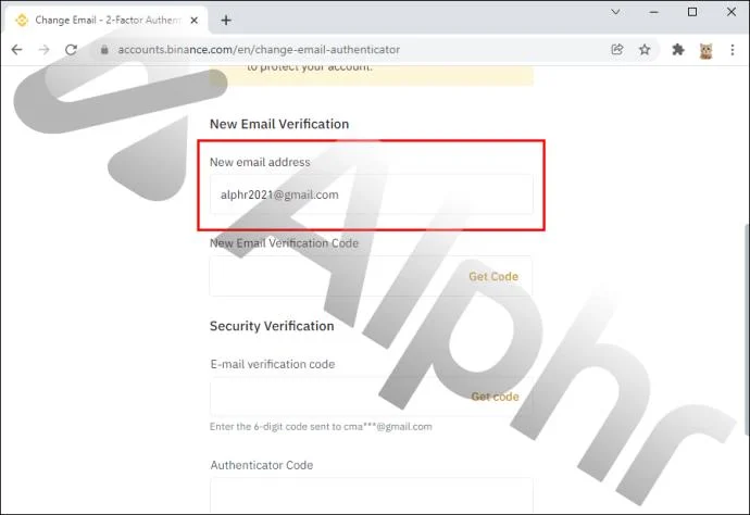 Cara Mengubah Alamat Email Anda Di Binance