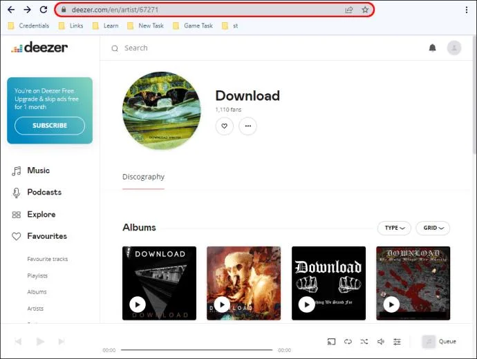 Deezer에서 음악을 다운로드하는 방법