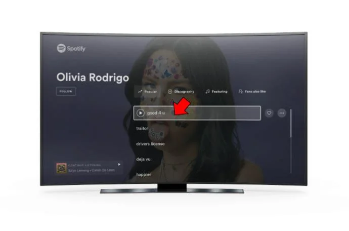 نحوه مشاهده متن ترانه در Spotify