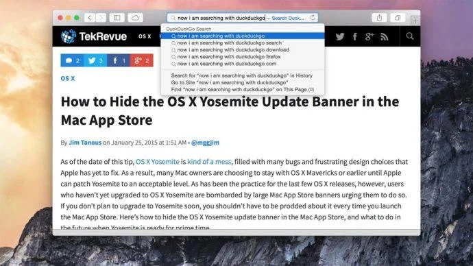 نحوه تغییر موتور جستجوی پیش فرض در سافاری برای Mac OS X