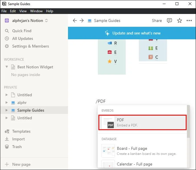 چگونه یک PDF را در Notion جاسازی کنیم