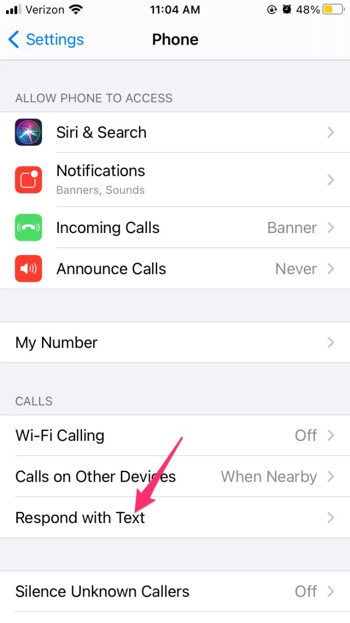iPhone에서 문자에 자동 회신하는 방법