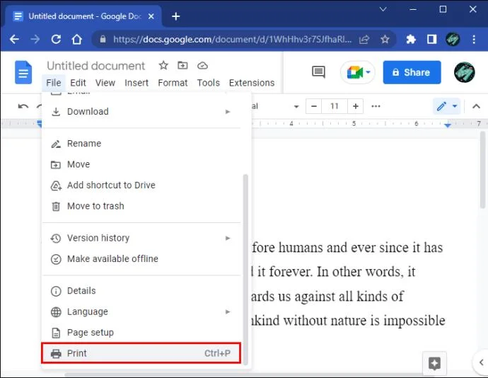 Cómo cambiar el tamaño de página en Google Docs