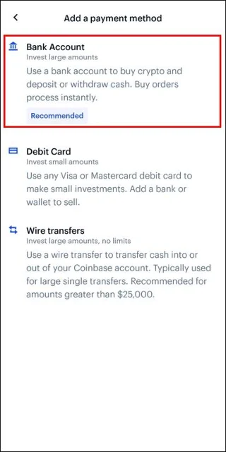 Coinbase에서 은행으로 인출하는 방법